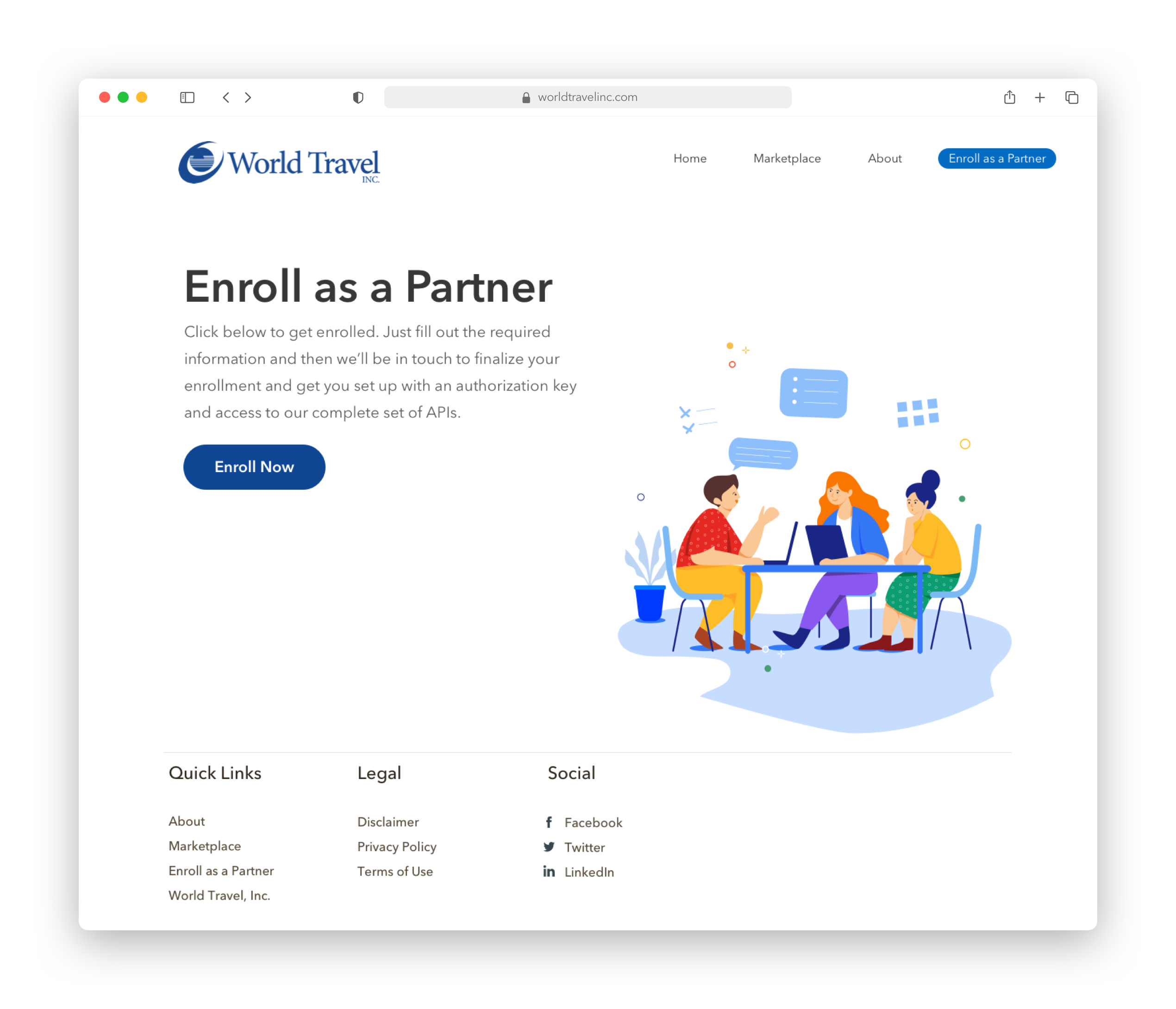 Enroll as a Partner